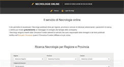 Desktop Screenshot of necrologieonline.org